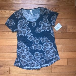 Teal grey daisy LLR classic t!🌼🌸
